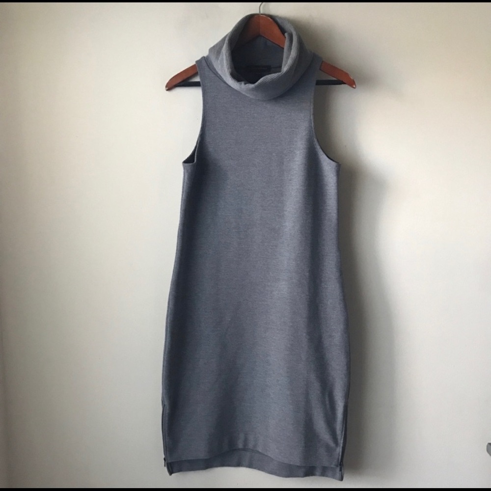 Gray Sleeveless Banana Republic Dress